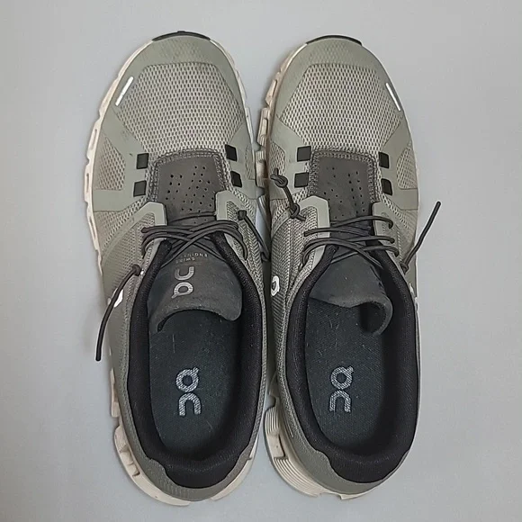 On Running Olive and Beige Athletic Shoes - Picture 10 of 15
